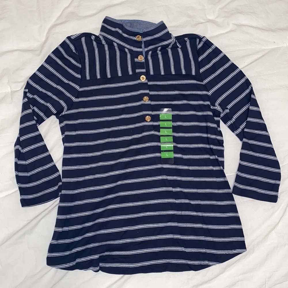 Jones NY Quarter Sleeve Top